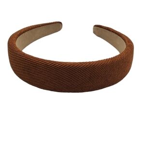 Wide fabric headband hair accessories